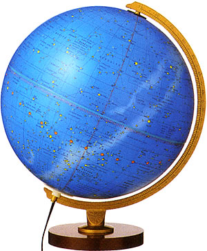 リプルーグル地球儀「セレスチュアル型（天球儀）」