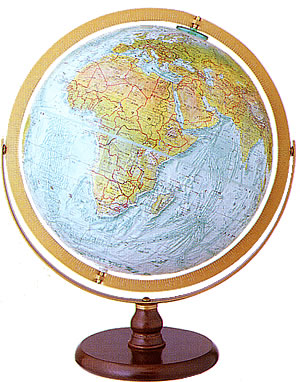 リプルーグル地球儀「オセアニア型」