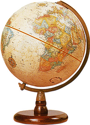 リプルーグル地球儀「クインシー型」