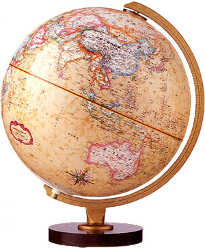 リプルーグル地球儀「パノラマアンティーク型」