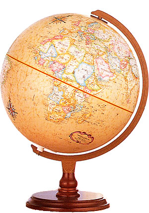 リプルーグル地球儀「カーライル型」